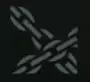Gray crossed-chain icon for Well.