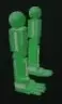 Green mechanical legs and feet for Smash.