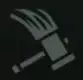 Gray swinging hammer icon for Colossus.