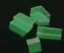 Several green bricks in a construct preview.