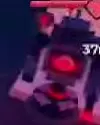 Gray Shooter robot with a glowing red core.