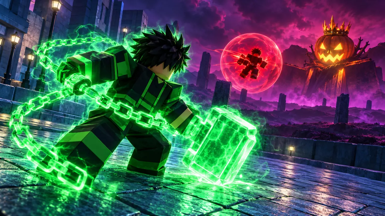 Lanterns Roblox Construct Loadouts for Street Combos, Farming and Pumpkin King — illustrated cover