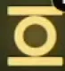 Gold Lantern Tokens symbol with a ring between two horizontal bars.