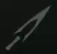 Gray pointed construct icon for Cyclone.