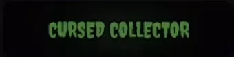 Cursed Collector title in lime-green Halloween lettering.